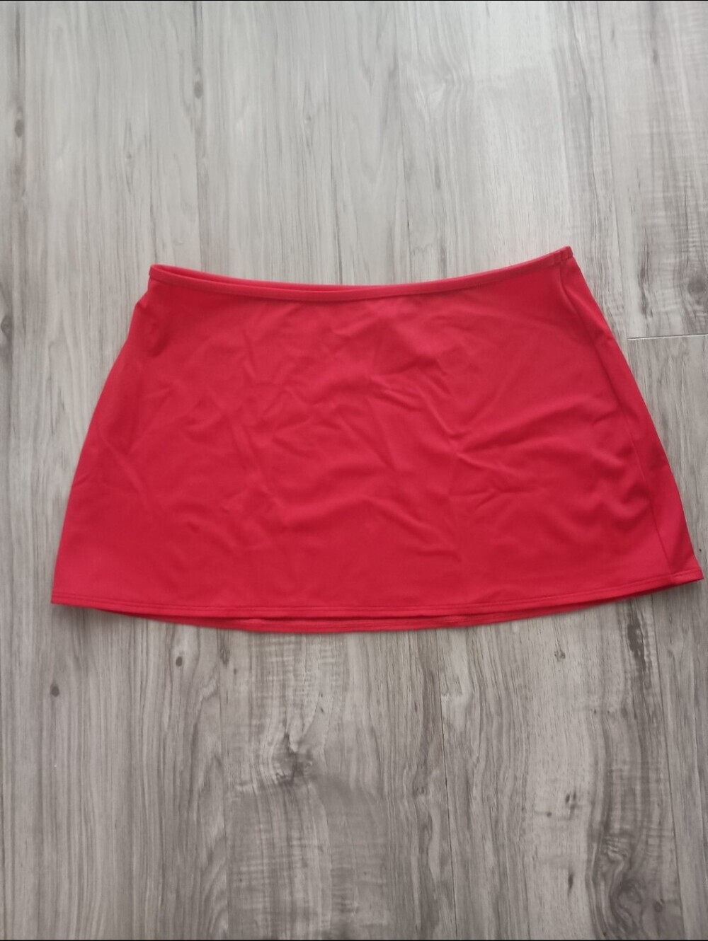 Victoria's Secret Vintage Red Swim Skirt Bikini Bottom Medium NWOT